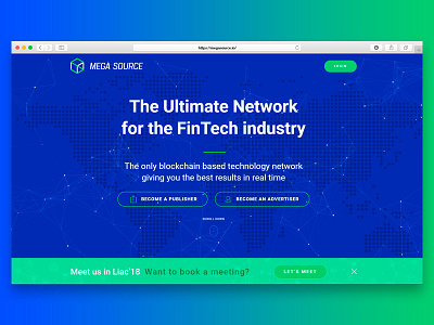 Design for Megasource affiliate network blockchain blockchain cryptocurrency crypto ico megasource technology network uiux