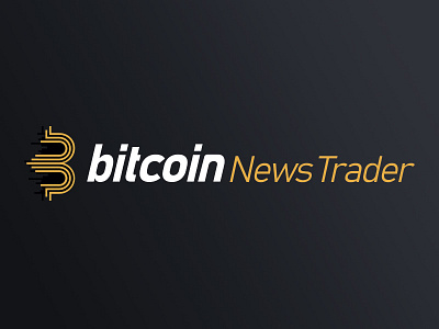 Logo Bitcoin News Trader bitcoin branding crypto exchange ico logo trader