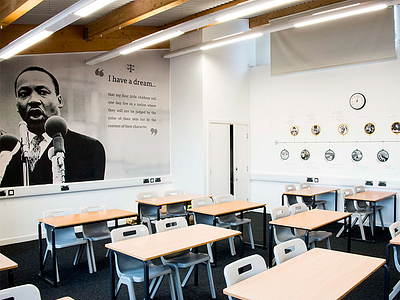 Martin Luther King, Jr Classroom civil rights classroom design environment interior learning martin luther king study timeline wallpaper