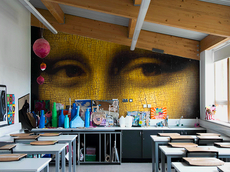 Art Classrooms art classroom mona lisa school