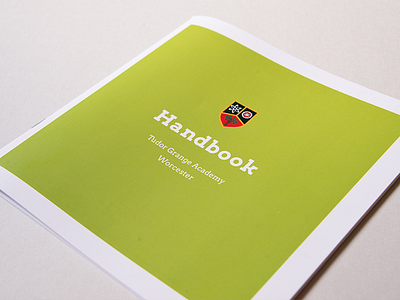 Handbook Cover book clean contemporary cover design flat handbook school