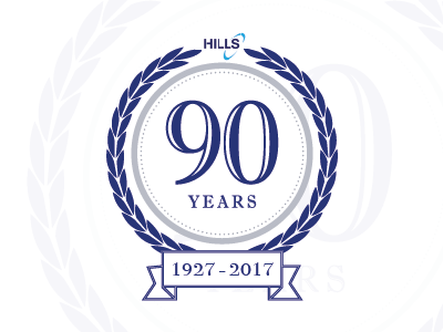 Hills 90th Emblem 1927 90th company emblem exhibition floral hills logo numberplates sign