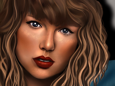 Taylor confidence digital digital illustration digital painting illustration illustration reference illustrator procreate procreate brushes