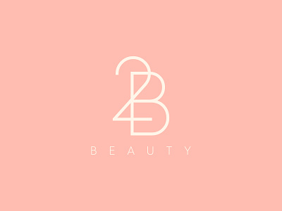 "2B" BEAUTY logo design