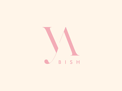 "yA" initial logo concept beauty brand branding creative design elegant illustration initial lettertype logo logomaker logotype luxury minimalist modern pastel professional unique vector wordmark