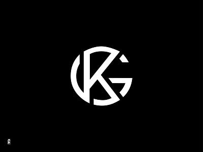 K+G initials brand branding creative design elegant graphic design icon illustration initial letter logo logomaker logomark minimalist modern professional ui unique vector