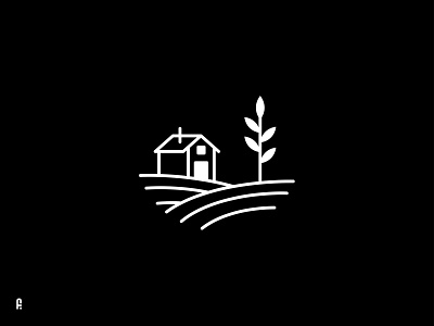 Agriculture logo agriculture black brand branding creative design elegant farm graphic design icon illustration logo logo maker modern plant professional ui unique vector
