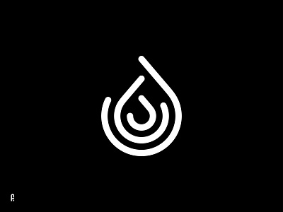 Drop line black brand branding creative design drop elegant element graphic design icon illustration line logo logo maker outline template ui unique vector water