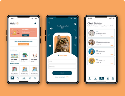 PawCare - Pet HealthCare App design figma pet ui uiux ux