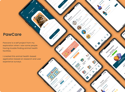 PawCare - Pet HealthCare App design figma pet ui uiux ux