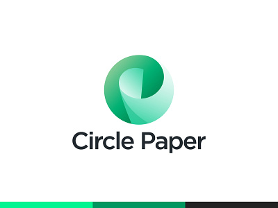 Circle Paper Logo abstract logo branding circle logo circle paper logo creative graphic design icon logo logo typo mark o letter logo paper logo symbol