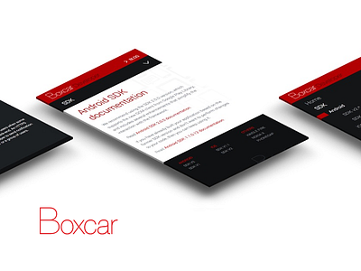 Boxcar Mobile documentation mobile responsive website