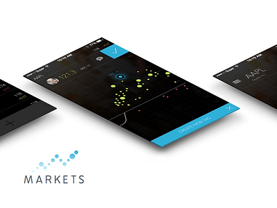 Markets app curve graph market mobile