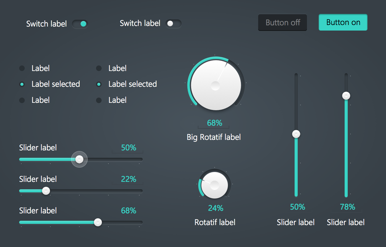 Dribbble - sliders_01.png by Upmitt - Nicolas Philippot