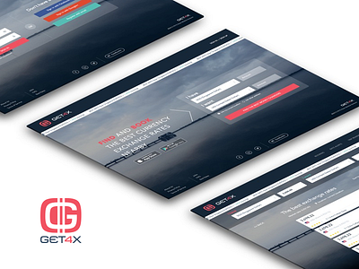 Get4x branding flat login responsive website