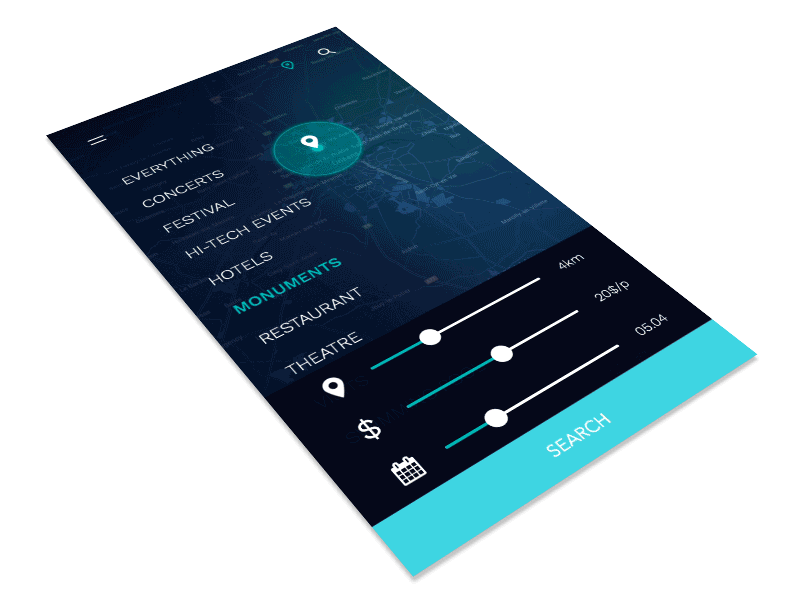 Mobile app prototype