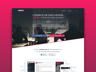 Landing page