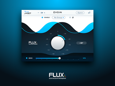 Flux Evo In audio music phase plugin sound wave