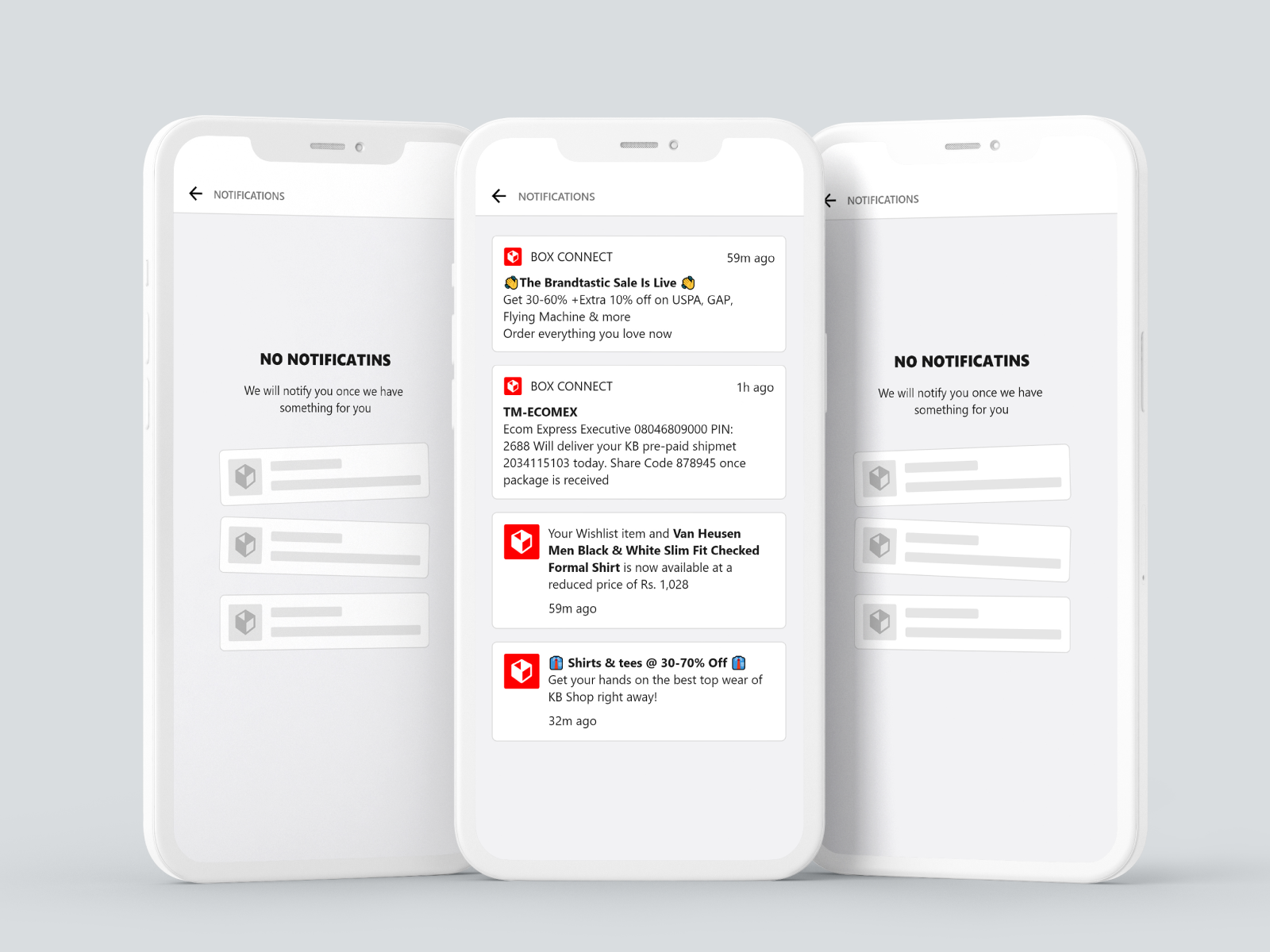 Notifications ios screen UI design. by Kristine Carrie on Dribbble