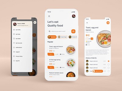 Food Delivery App by MR Creation on Dribbble