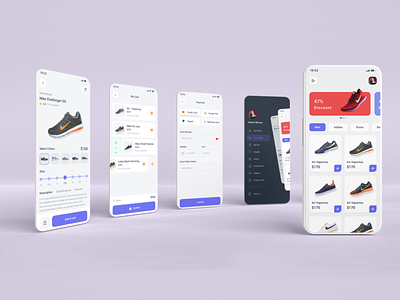 Shoes - App Design app ui graphic design new app ui new ui design shoes app ui