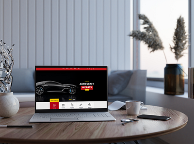 Autocraft & Parts automotive car website new ui design new website design website design