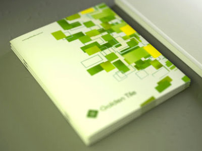 Design Catalog for Goldentile artsteam brochure catalog ceramic tile cover design print product guide redesign