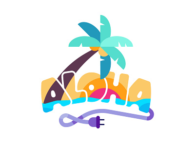 Aloha sticker