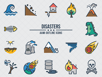 aami flat: Disasters avalanche catastrophy comet danger disaster earthquake fire godzilla pollution tornado tsunami