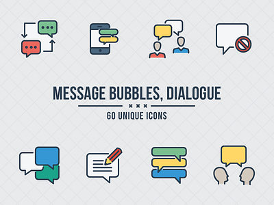 aami flat: Message bubbles