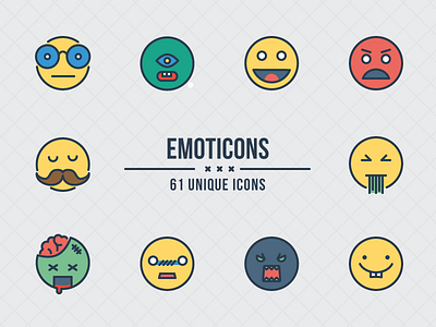 aami flat: Smiley aami angry avatar emoticon emotion face happy icons sad smile smiley