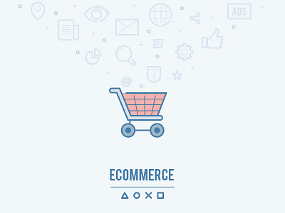 webina: Ecommerce bag cart e commerce ecommerce icons online shop shopping shopping cart store