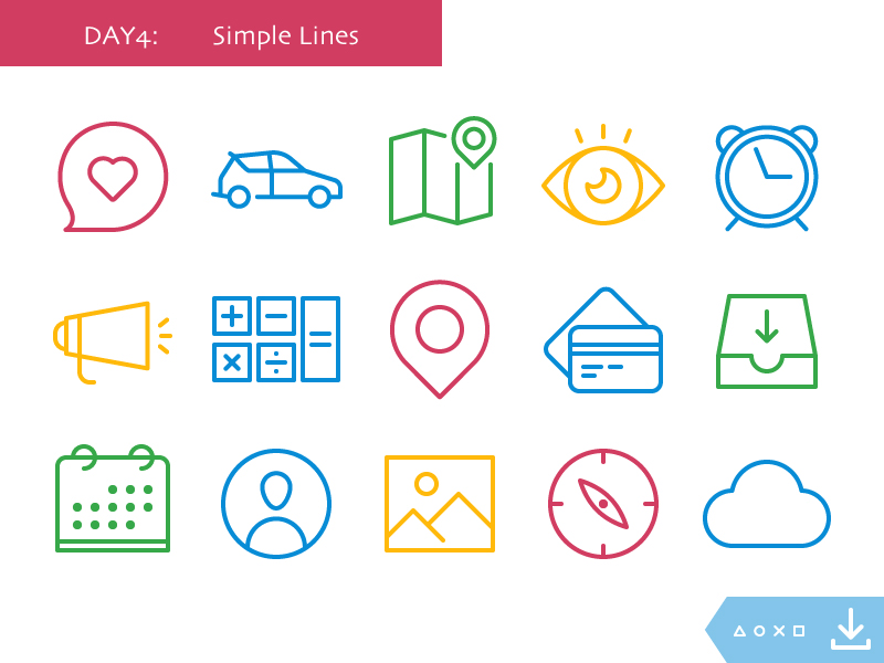 Day4_freebies: Simple Lines document file finance free freebies icons map pic save seo ui us