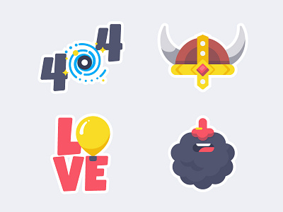 Stickers for photo app 404 beard hat lost love mustache page sticker viking warrior word