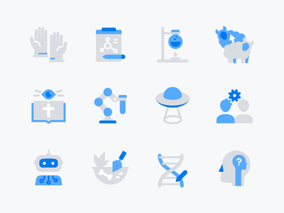Science icons
