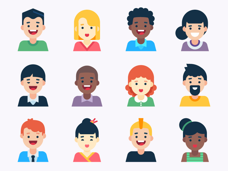 Super Generic Avatars by Laura Reen on Dribbble