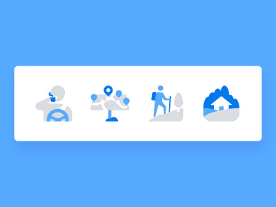 leto: Travel car coffee flat hiking house icon icons location map travel travelling trip vector view point