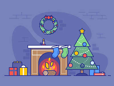 Christmas Fireplace