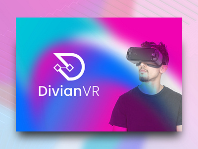 Divian VR metavers blockchain device logo logo maker magic meta metaverse modern logo nft technology trend virtual reality virtual word vr