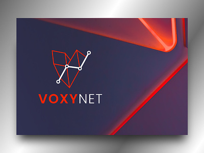 Voxy Net Logo app branding crypto letter logo maker masculine modern logo monogram nft simple tech technology trend typography v web