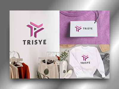Trisye Logo app apparel branding fashion letter modern logo monogram shirt simple store t thrift trend typography web