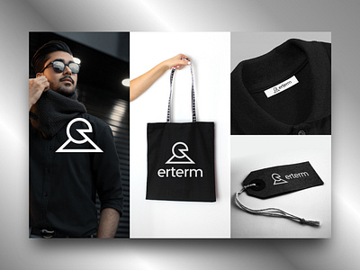 erterm "e" Hanger logo apparel brand clothing cool fashion letter logo maker masculine modern logo monogram startup symbol trend typography