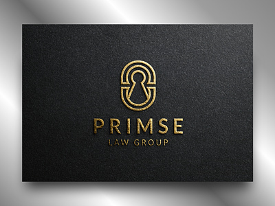 Primse Law Group Logo branding formal icon keyhole legal service letter logo maker luxury modern logo real estate service simple symbol trend