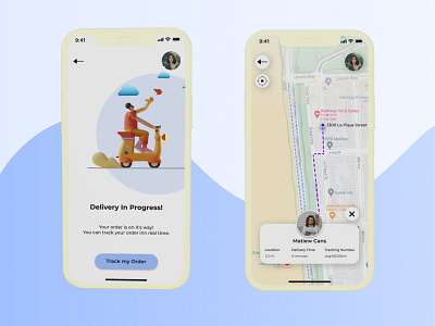 Daily UI #020 Location Tracker @daily design @daily ui @figma illustration