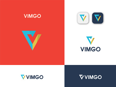 Vimgo. brand identity brandidentity branding colors design graphic design icon icon design iconography illustration logo logo design