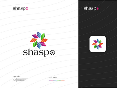 shaspo. brand identity colors design icon icon design iconography illustration logo logo design