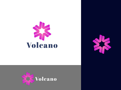 Volcano. brand identity colors design icon icon design iconography illustration logo logo design