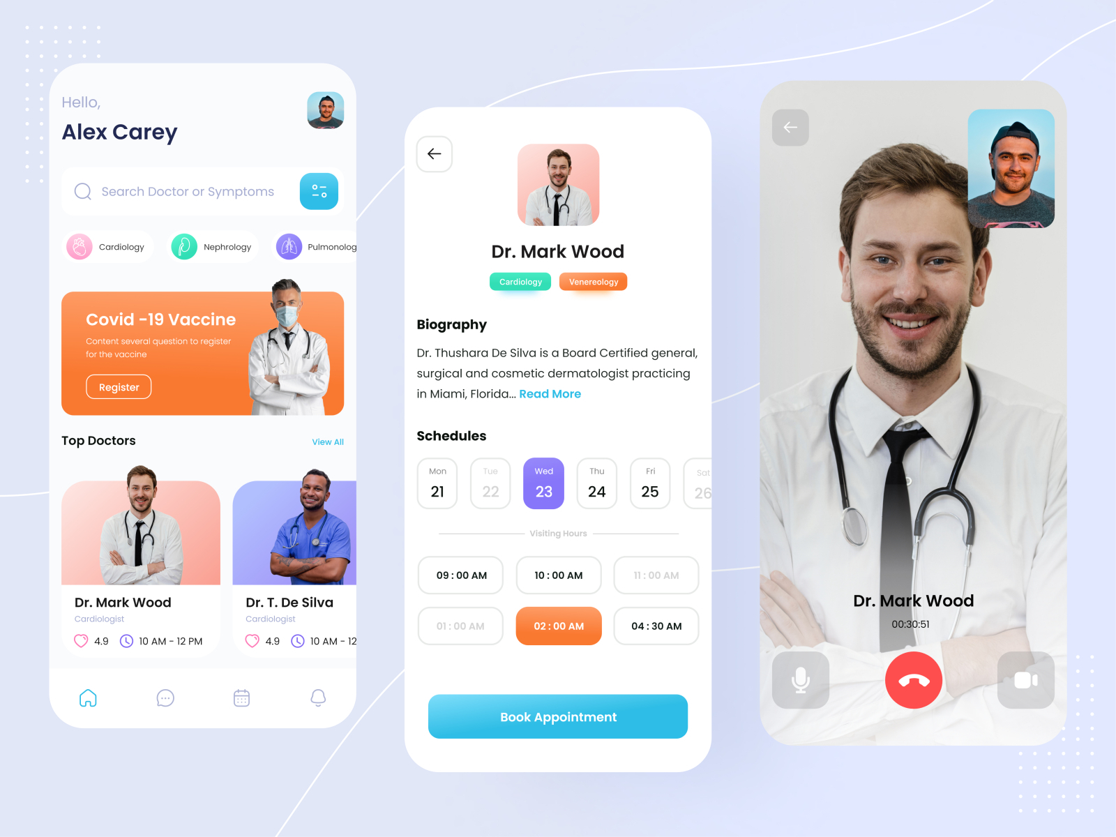 Medical Consultation App by MD Moin Uddin on Dribbble