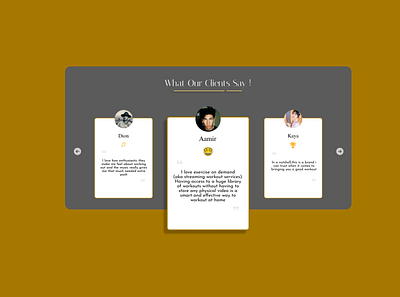 Daily UI 39 - Testimonial app dailyui dailyui38 design product design testimonials ui ux web design