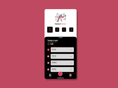 DailyUI 42- To Do List app dailyui dailyui42 design illustration product design to do list ui ux